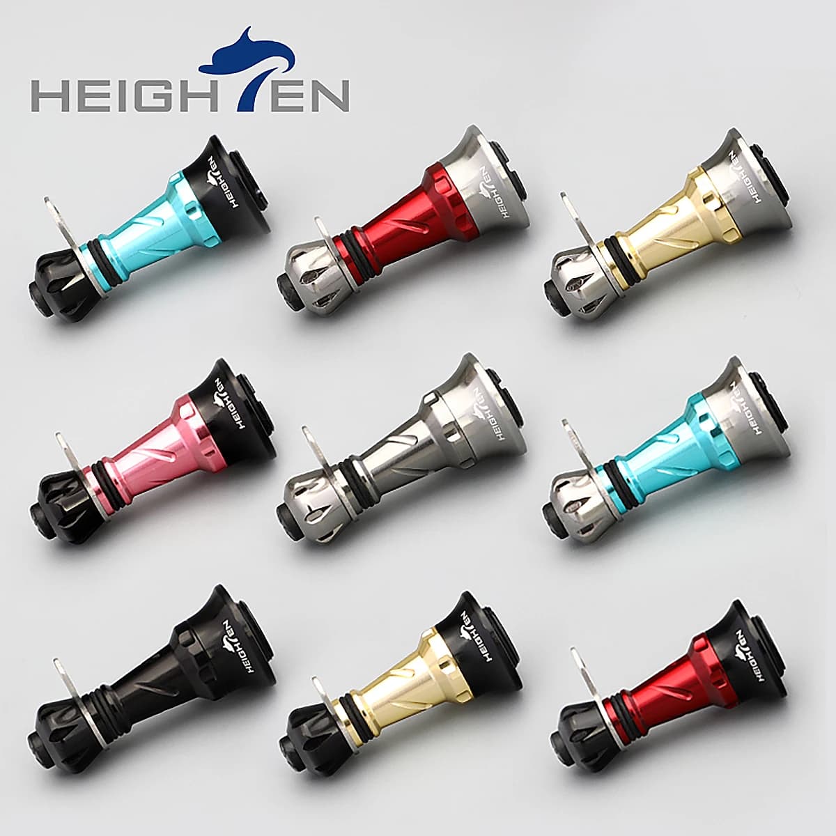 Roue d'équilibre HEIGHTEN 38mm pour moulinet de pêche - accessoire modélisation alu pour magnet fishing