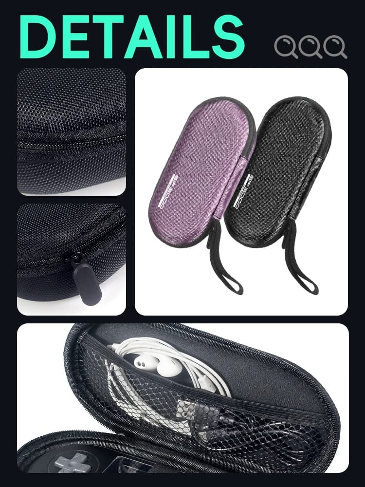 Étui de protection DATA FROG SF2000 - Housse de transport originale pour console de jeu rétro
