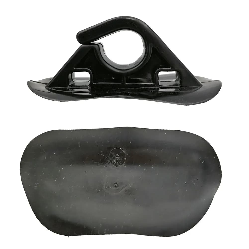 2 clips PVC pour pagaies - Supports crochets pour canoë kayak gonflable et bateau pêche
