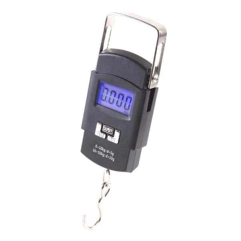 Balance digitale main C9GC pour pesée valises et poissons pèse-bagages portable avec écran numérique