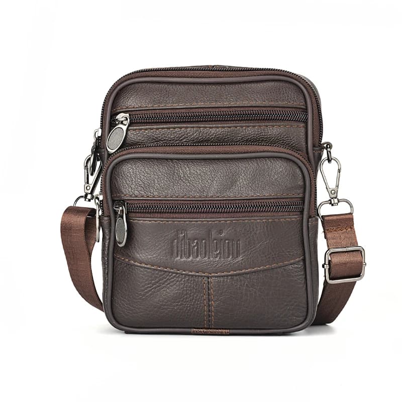 Sac messager cuir homme pêcheur professionnel rangement accessoires pêche voyage affaires quotidien