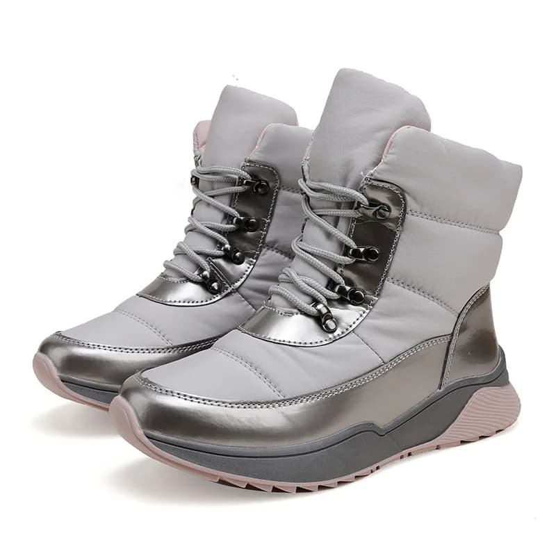 Chaussures sport hiver femme légères 2026 - Bottes neige antidérapantes étanches randonnée ski
