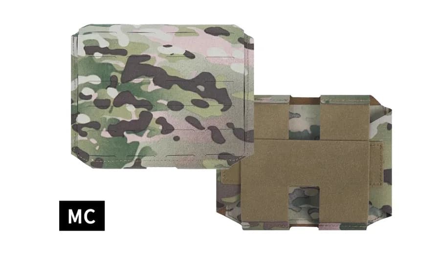 Poches latérales MOLLE réglables - Organisation équipement pêche sur gilet tactique