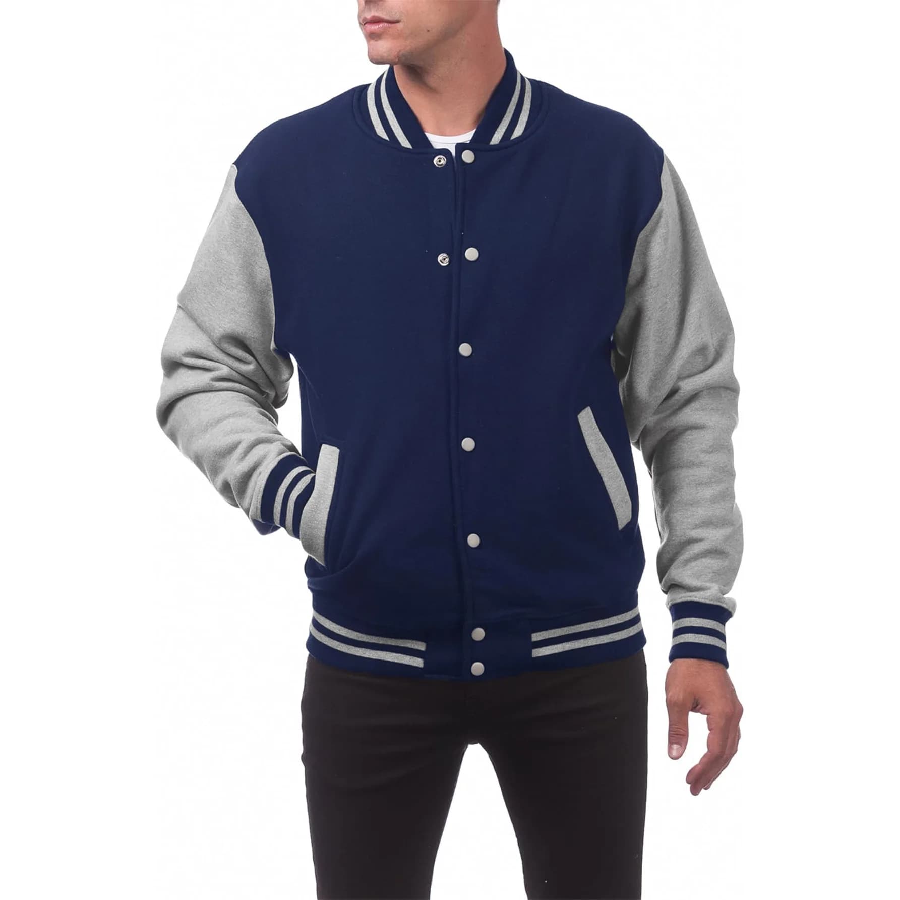 Bomber baseball loose homme 2025 taille plus américain tendance pêche décontractée