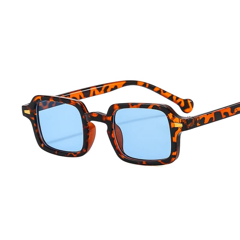 Lunettes de soleil luxueuses rectangulaires pour pêche - Design vintage ovale carré - Monture premium UV400