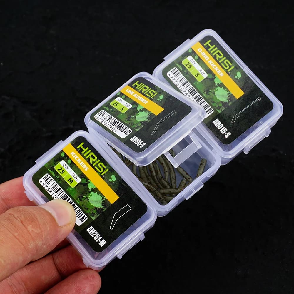 25 kickers D-rig et aligneurs anti-emmêlement pour montages carpe - Accessoires France