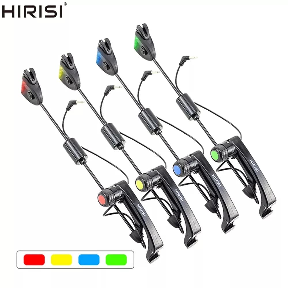 Set swingers carpe avec boîtier indicateurs pêche alarme LED lumière B2005