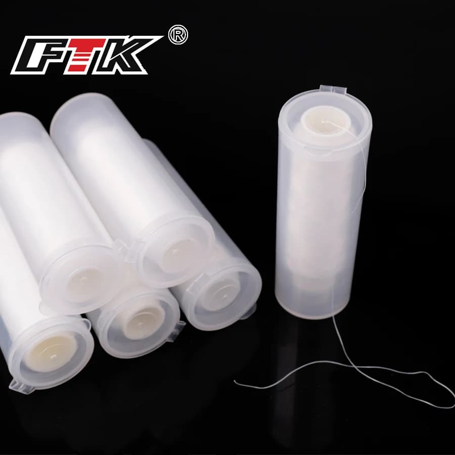 Fil de pêche invisible FTK 250m pour appâts mous – Ligne solide de fixation pour pêche en mer