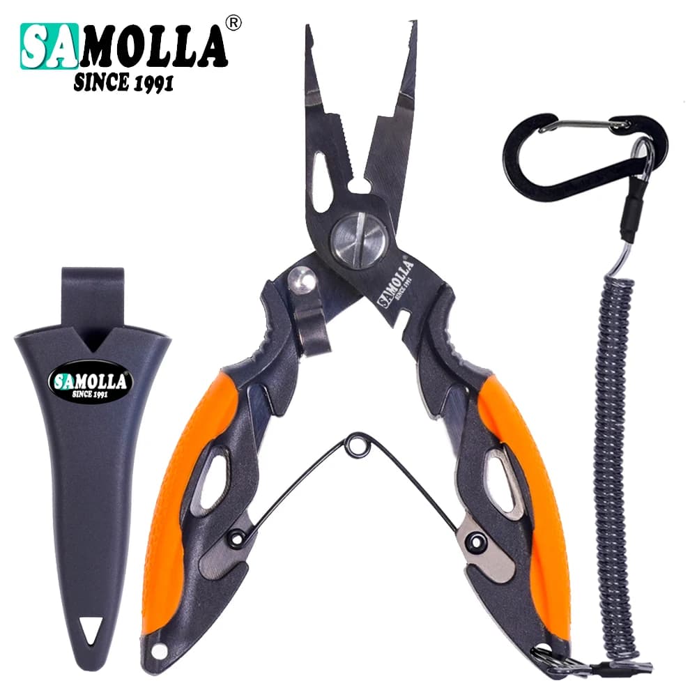 Pince pêche multifonction acier inoxydable 420 coupe-fil extracteur hameçon accessoires pêcheur durable