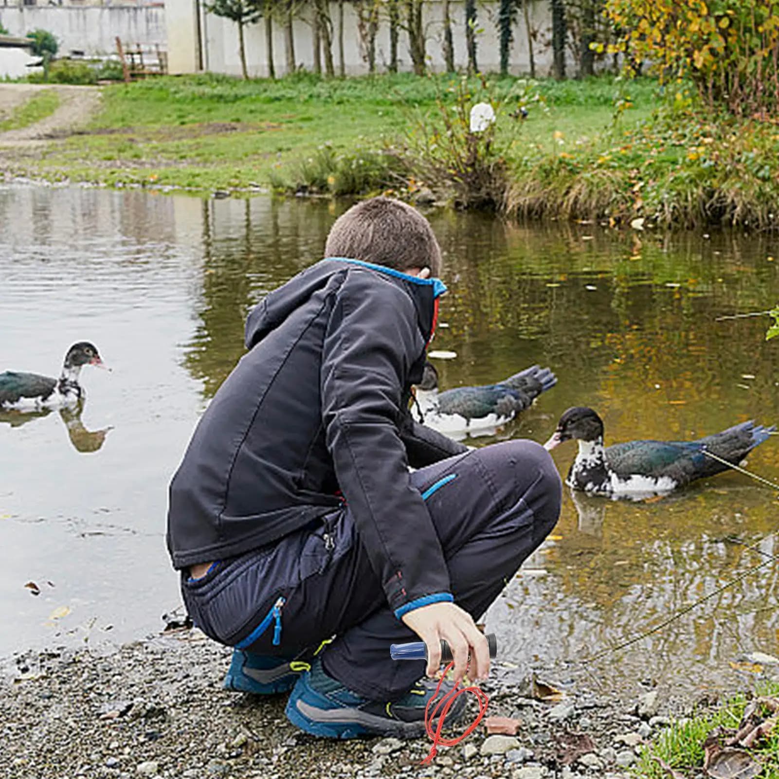 Appeau canard réaliste pour chasse - Sifflet appelant avec son authentique pour pêcheurs
