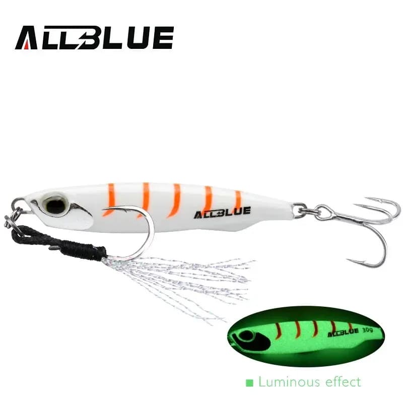 Jig métal Drager Slim 20g à 60g - Jig de casting pour pêche du bord bar et carnassiers marins leurre artificiel
