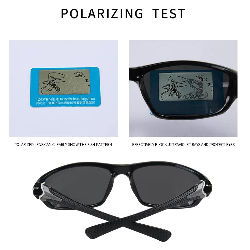 Lunettes de pêche polarisées unisexes pour camping et conduite - Sports outdoor avec protection UV400