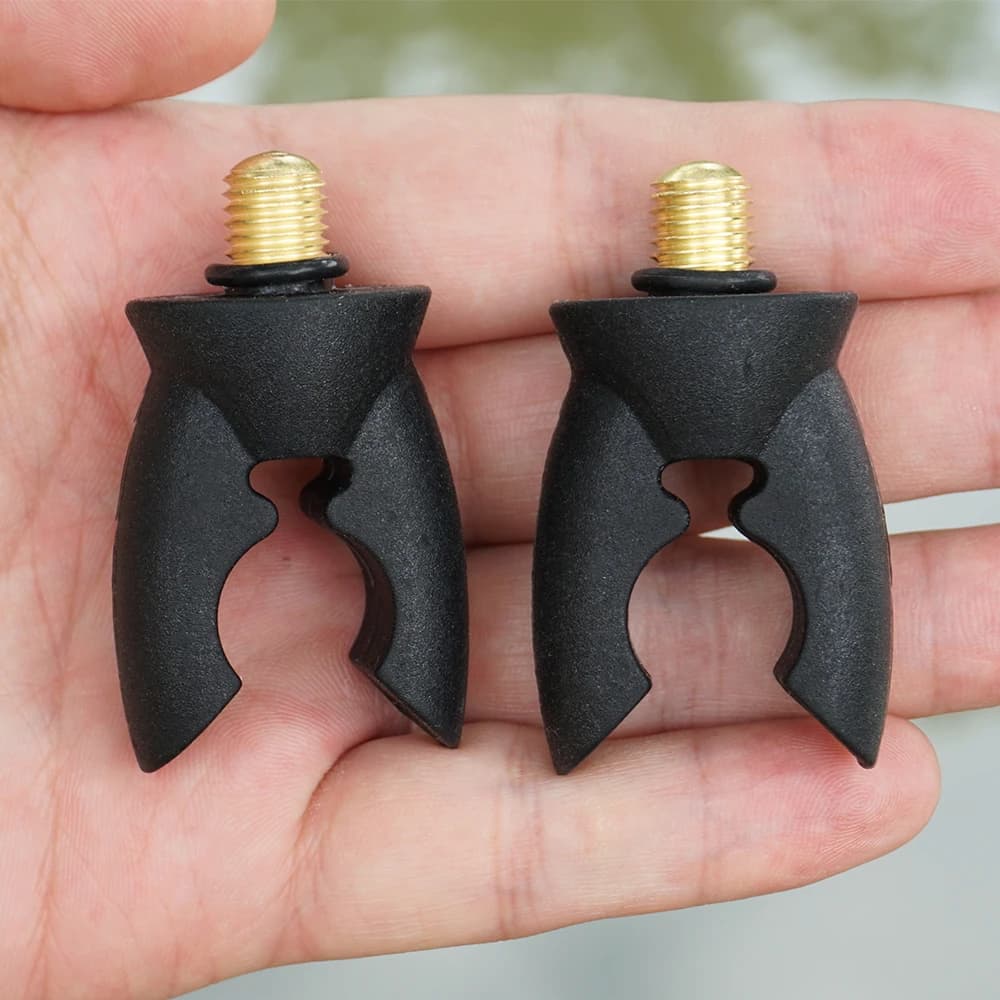 4 supports de tête en caoutchouc pour alarmes de pêche carpe - Compatible barres buzz AC170