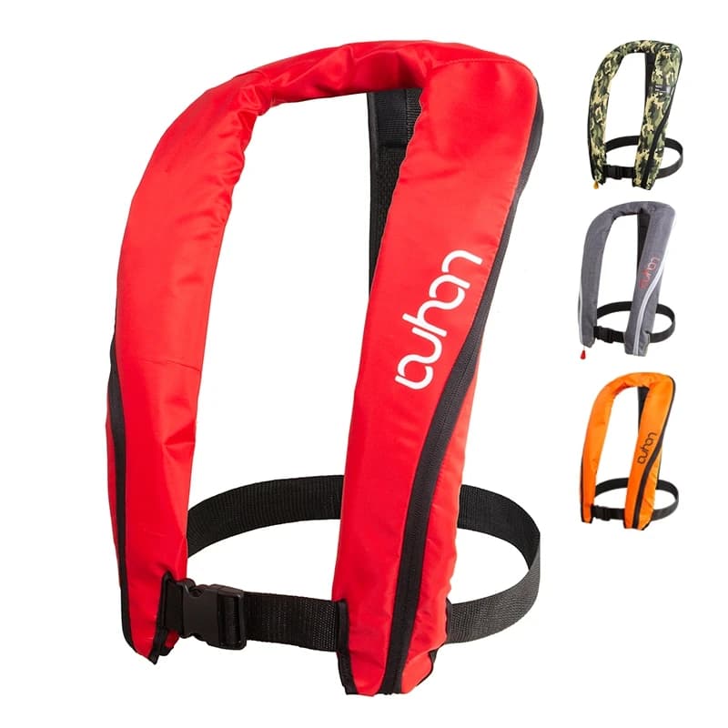 Gilet de sauvetage auto-gonflable professionnel pêche adulte 100N 150N pour rafting et navigation