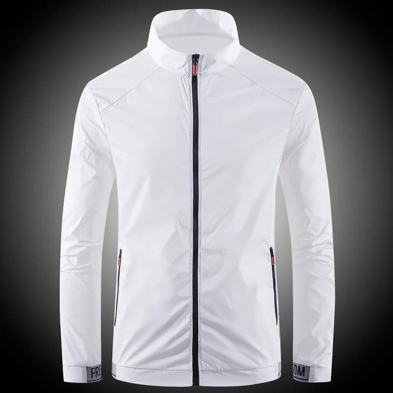 Veste protection solaire été pêche homme - Tissu glacé respirant anti-UV vêtement frais