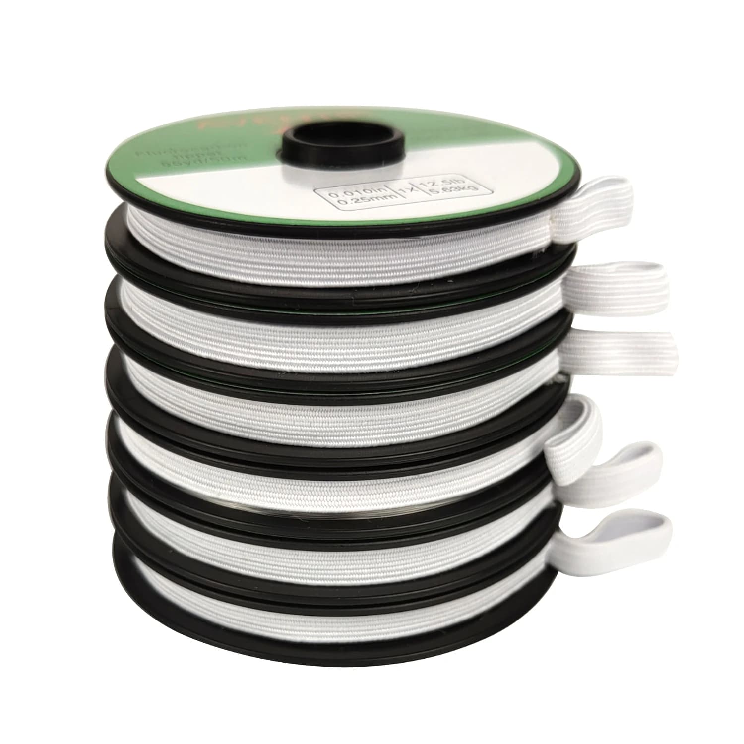 Bas de ligne fluorocarbone Aventik 50m pour pêche à la mouche, plongeant, diamètres 0X à 6X (3.3-14.5LB)