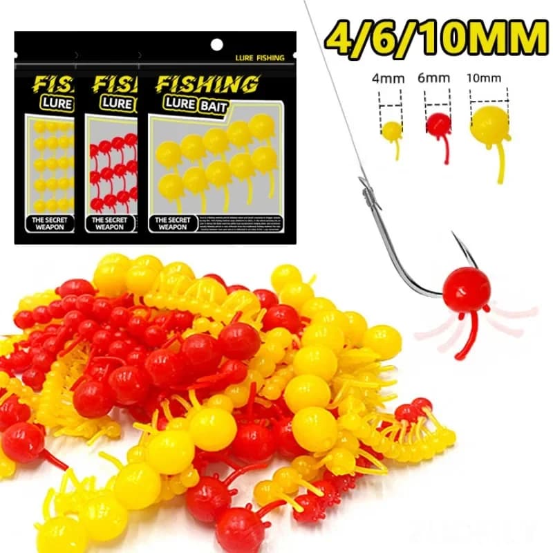 Perles souples Dynamic 4/6/10mm - Billes flottantes queue oscillante pour pêche de la carpe et brème