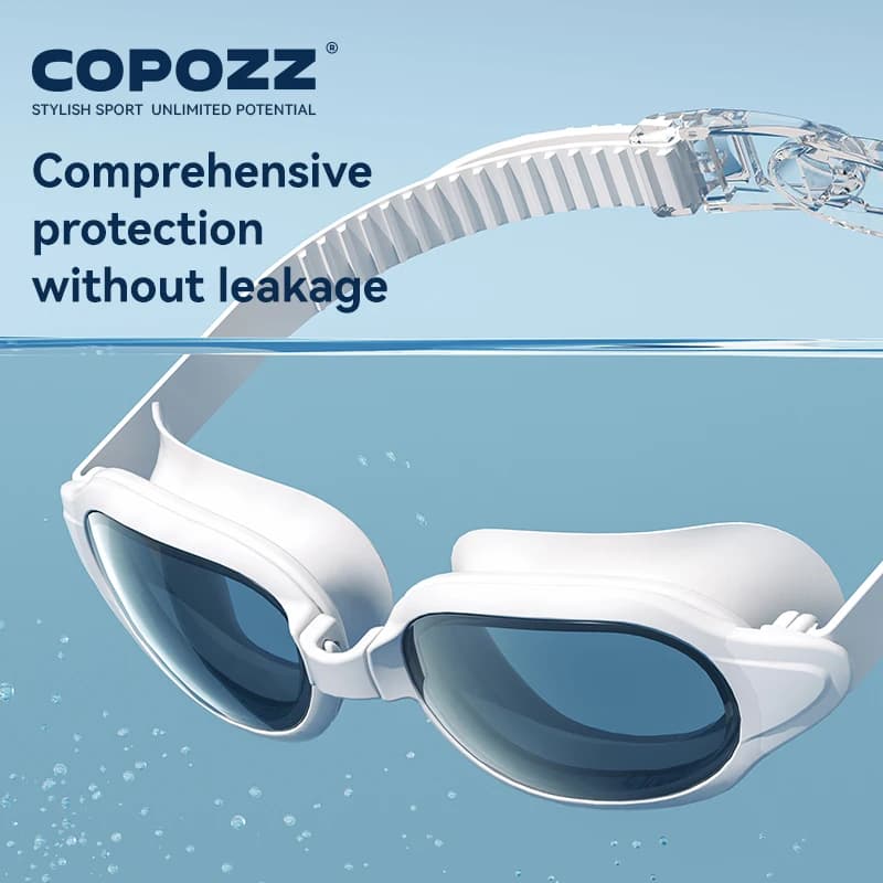 Lunettes de natation myopie importées anti-buée UV réglables pour plongée professionnelle