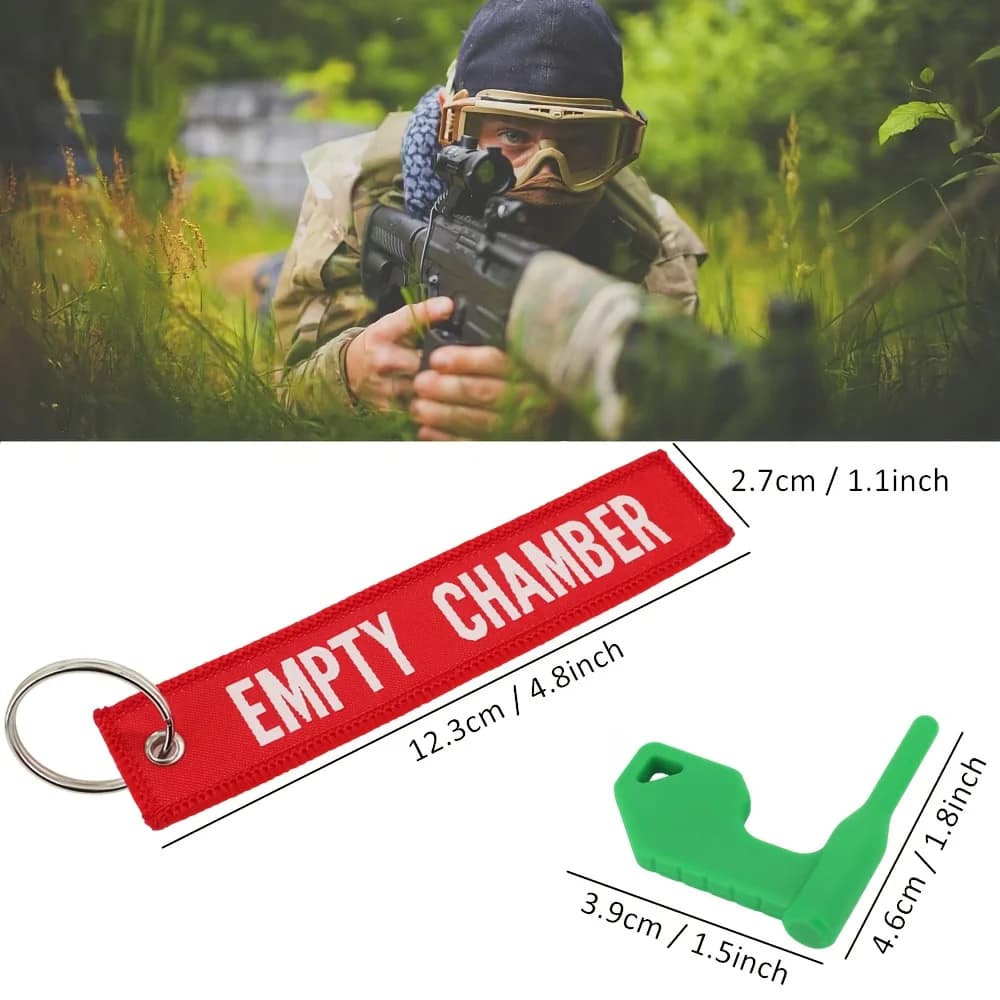 Drapeaux sécurité chambre fusil pistolet étiquettes vide pêche chasse accessoires universels