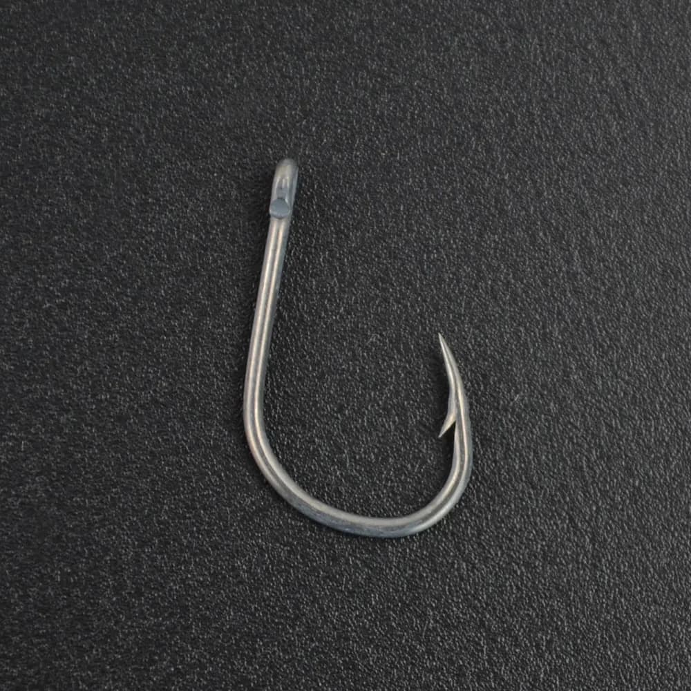 Hameçons de carpe Hirisi 50 pièces avec œillet, acier haut carbone, pointe barbelée et revêtement résistant