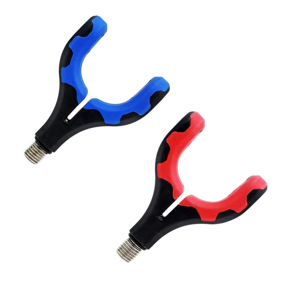 Support de canne à pêche pour carpe avec tête TPR et filetage 3/8 - Porte-canne pêche grossière repose-canne