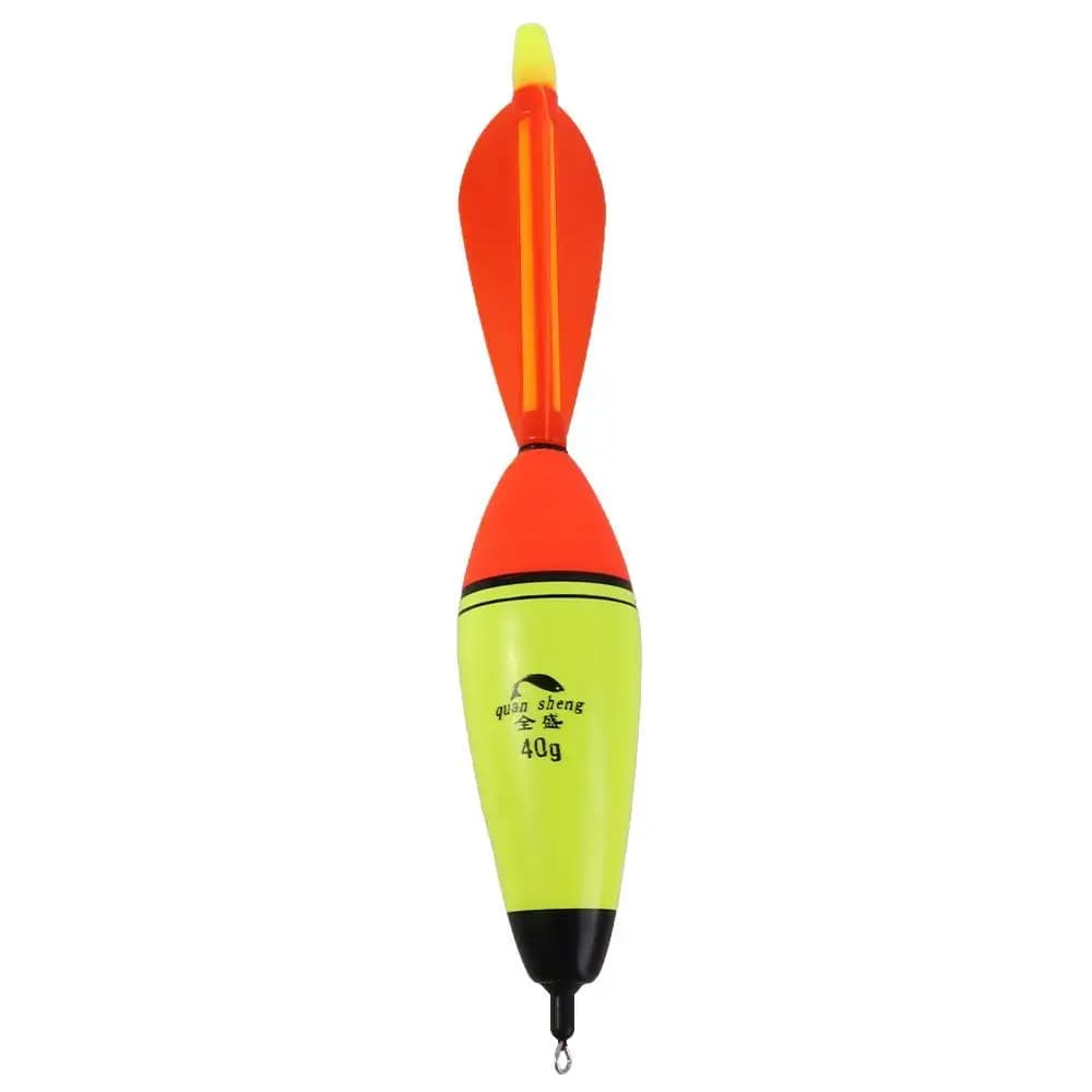 Flotteurs Eva lumineux avec queue tournante pour pêche nocturne en mer rocheuse 20-100g poids variable