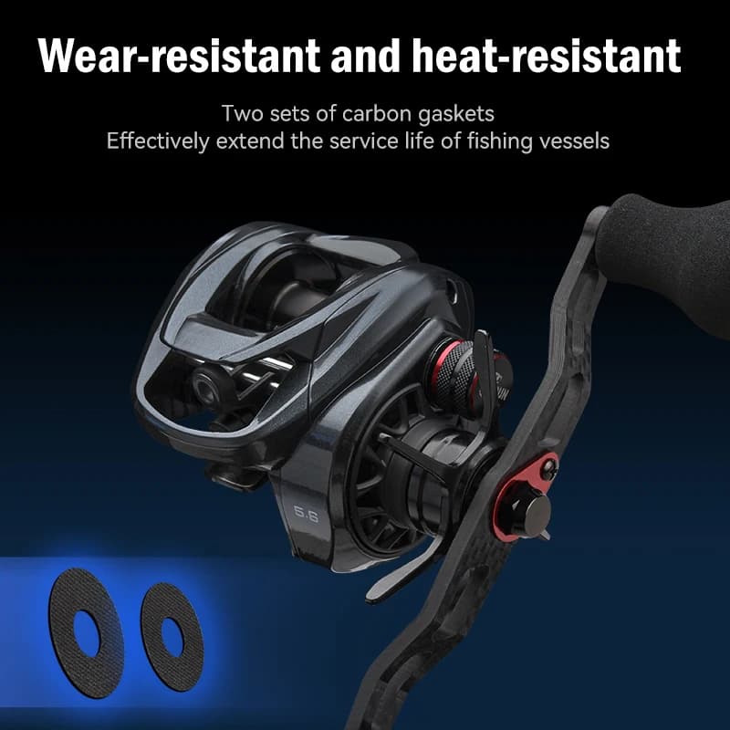 Moulinet baitcasting BFS Leydun Zoro ultra-léger 145g pour pêche en mer et eau douce