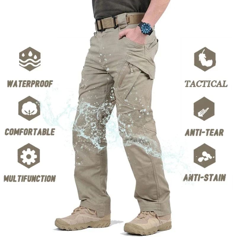Pantalon tactique IX9 classique pour pêche - Randonnée chasse pêche style casual