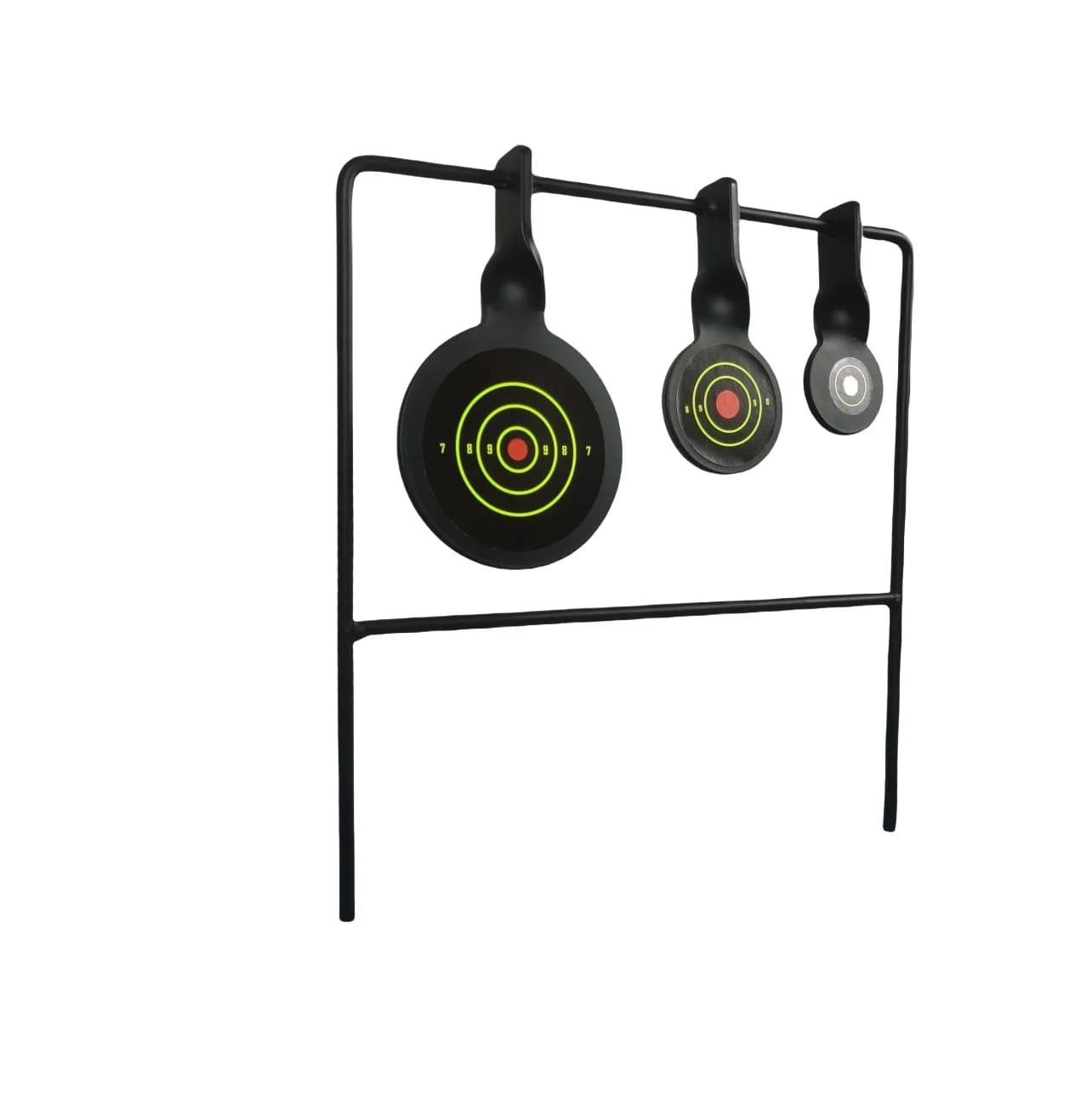 Cible rotative sol acier épaissi 5mm pour tir pêche petit calibre - Pratique et divertissement