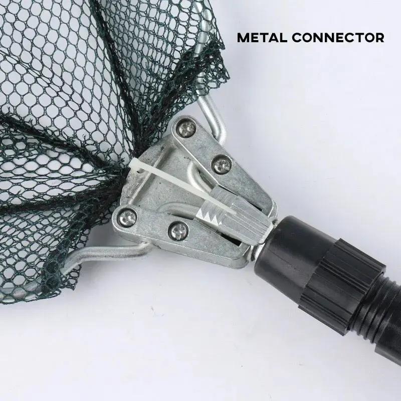 Filet de pêche télescopique aluminium 190 cm rétractable pour carpe et pêche à la mouche en mer