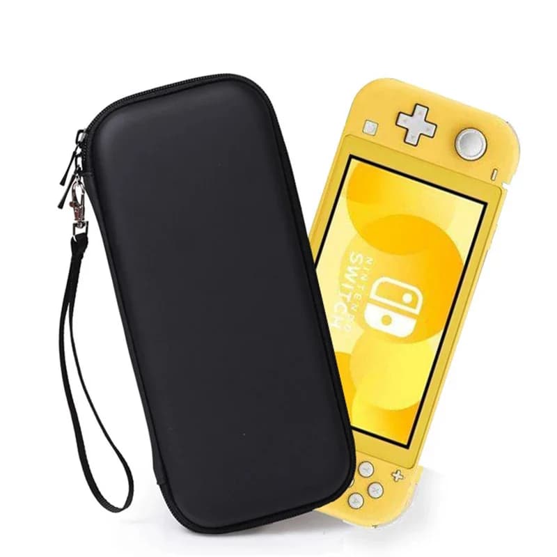 Étui rigide EVA pour Nintendo Switch Lite - Coque anti-choc avec couverture PU pour console portable