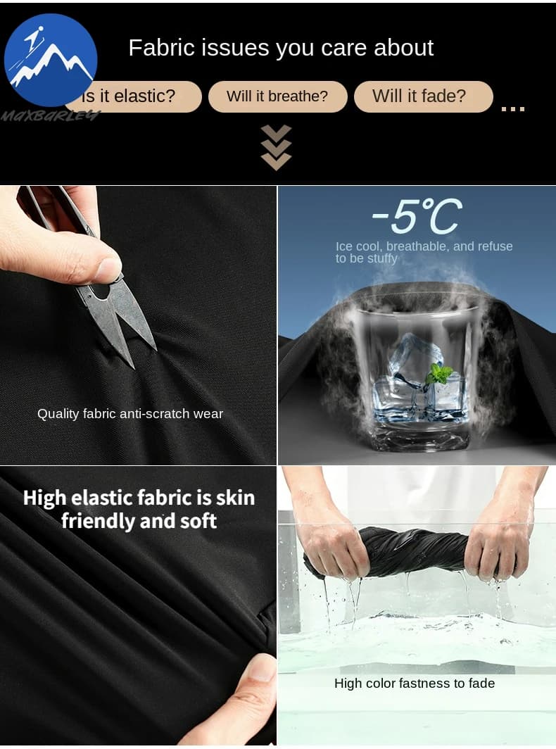 Pantalon pêche été soie homme séchage rapide respirant élastique 8XL overalls