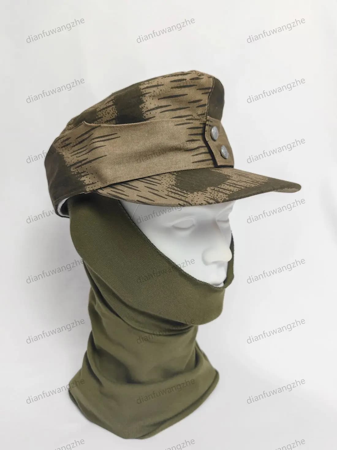 Casquette tactique M43 style allemand camouflage pour pêche outdoor