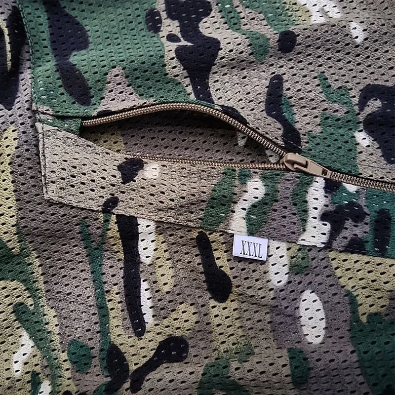 Combinaison Ghillie mesh multicam respirante - uniforme militaire airsoft chasse pêche camping