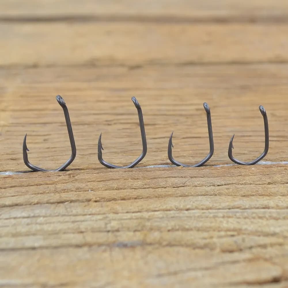 Hameçons de pêche à la carpe Hirisi en acier haute teneur en carbone, avec revêtement PTFE