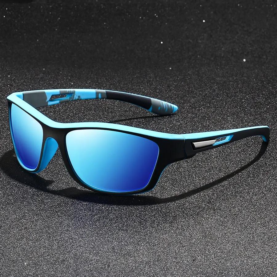 Lunettes de sport polarisées vintage pour pêche en mer - Cyclisme ski randonnée - Protection UV400 unisexe