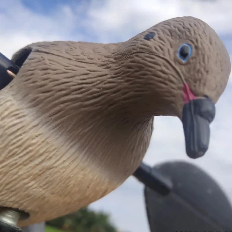 Pigeon leurre télécommandé avec ailes tournantes - Appât de chasse haute défense pour oiseaux