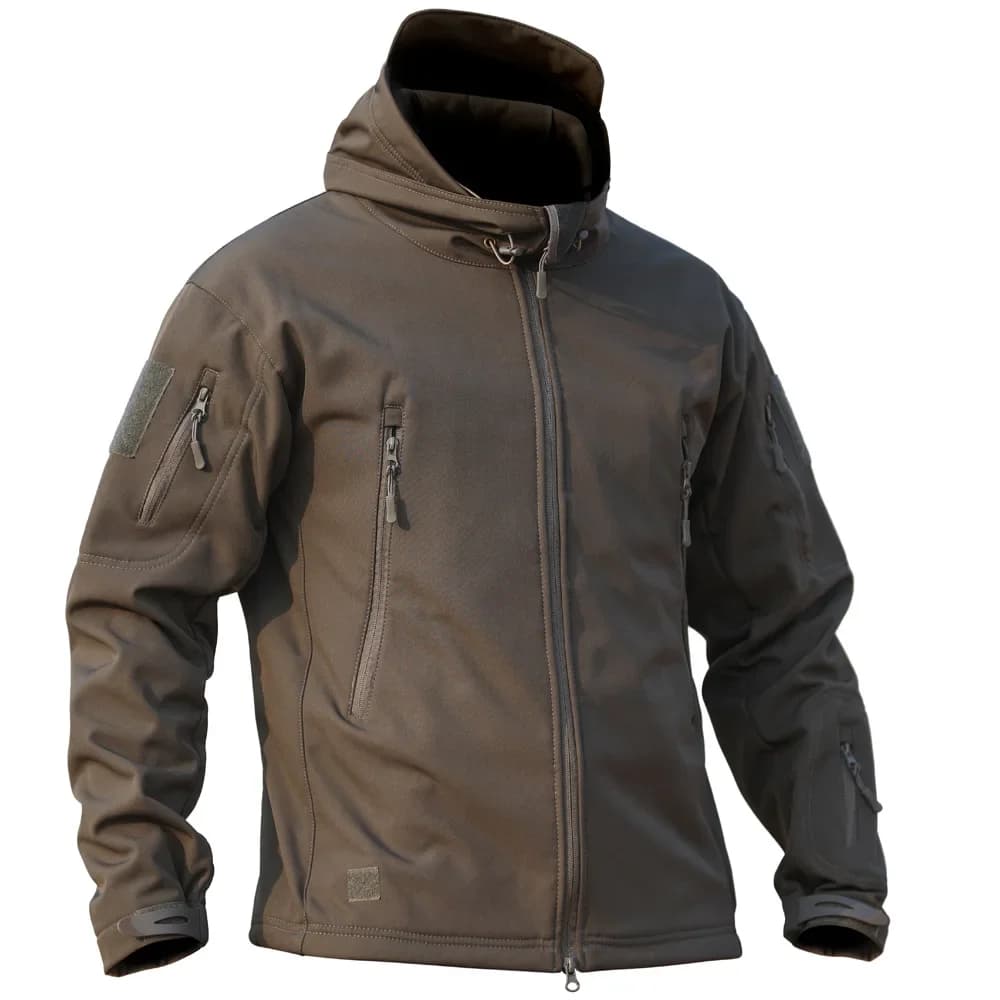 Veste camouflage hiver 5XL 6XL homme imperméable - Soft shell tactique multicam coupe-vent polaire