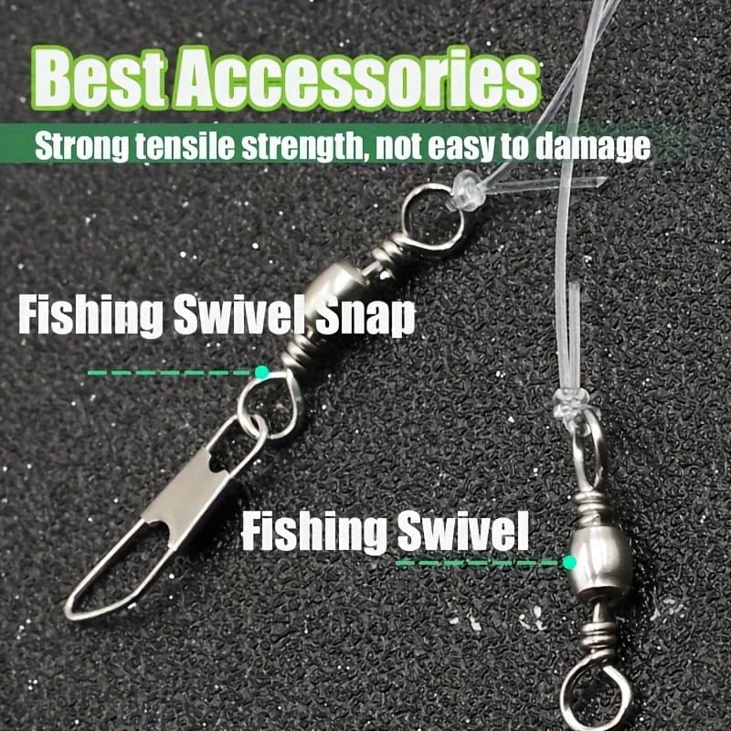 TAKBAS 5 à 10 Packs de Sabiki Rigs avec Perles Fluorescentes et Hooks Haute Résistance pour