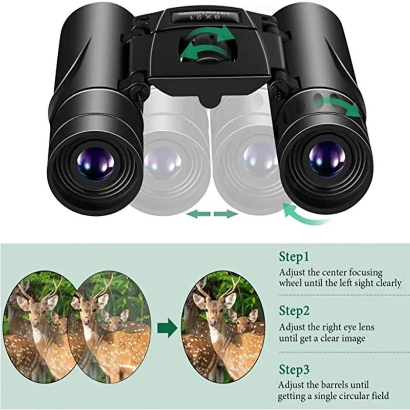 Jumelles BAK4 9000x25 pliantes étanches pour observation pêche sportive et extérieur