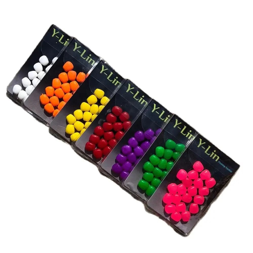 20pcs pop up boilies flottants imitation maïs tiger nuts - hair rigs prêts pour pêche carpe