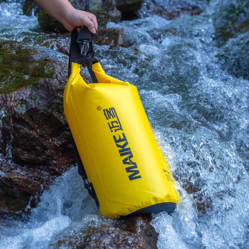 Dry bag waterproof Maike 5L/10L/15L - Sac étanche kayak, rafting et randonnée fluviale