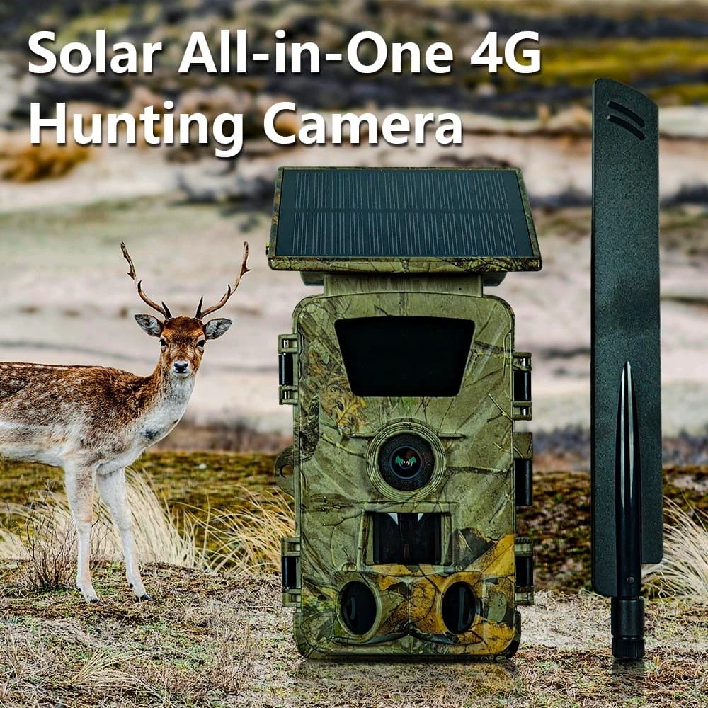 Caméra trail 4G 60MP 5K étanche IP66 envoie photos et vidéos sur téléphone