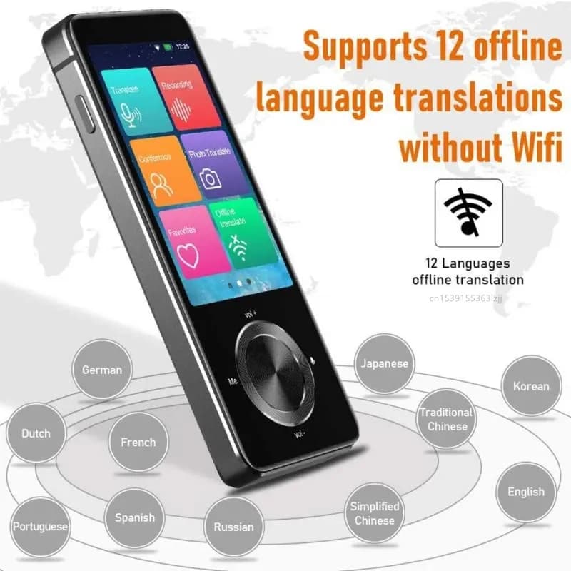 Traducteur vocal instantané M9 137 langues traduction hors ligne pour voyages pêche à l'étranger