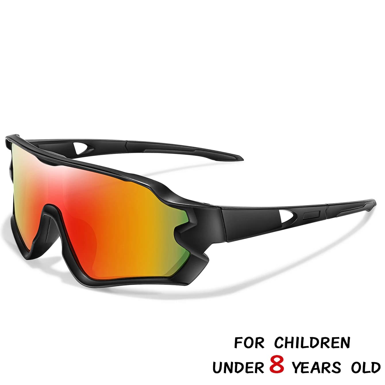 Lunettes de pêche enfants 3-8 ans UV400 protection totale pour pêche en mer et rivière