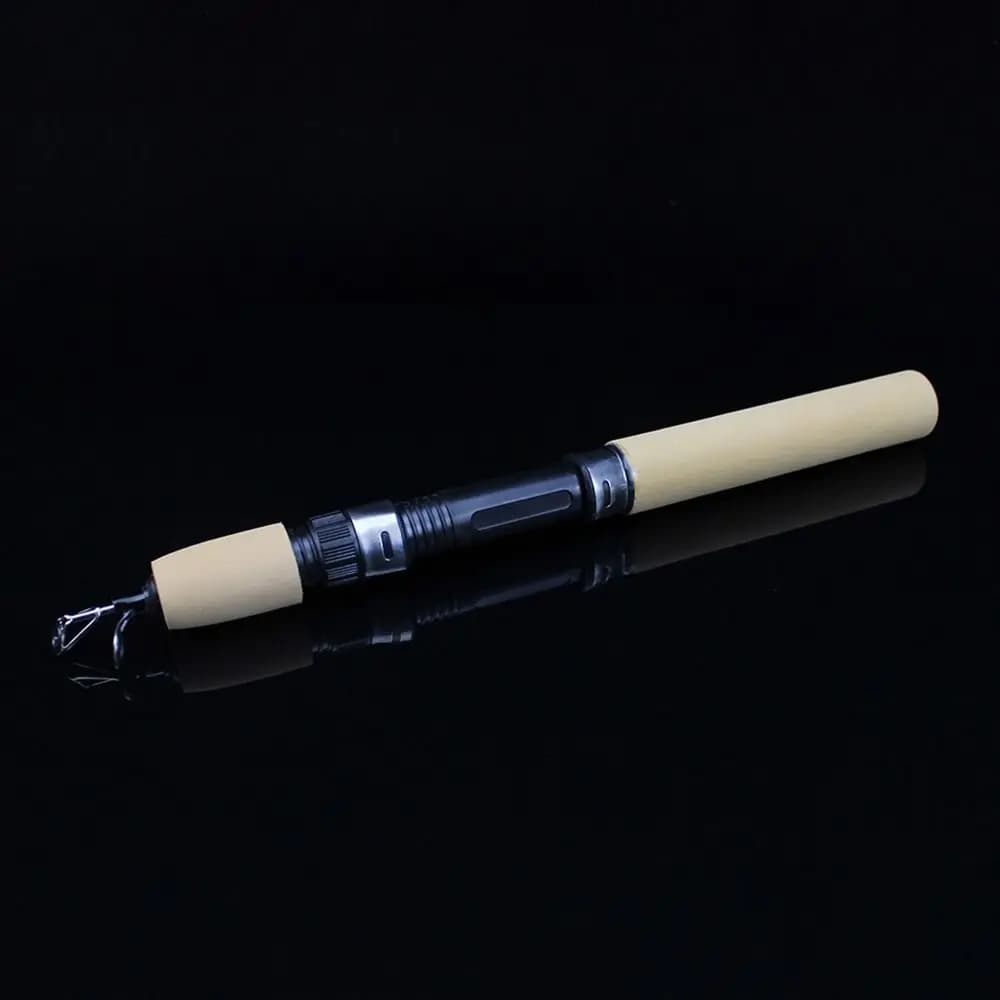 Canne à pêche sur glace télescopique 60cm 80cm 1m, canne pen rod portable pour pêche hivernale spinning en étang