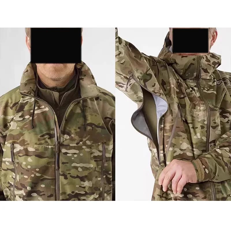 Veste tactique Outdoor Gen2 imperméable coupe-vent pour pêche sportive et activités extrêmes