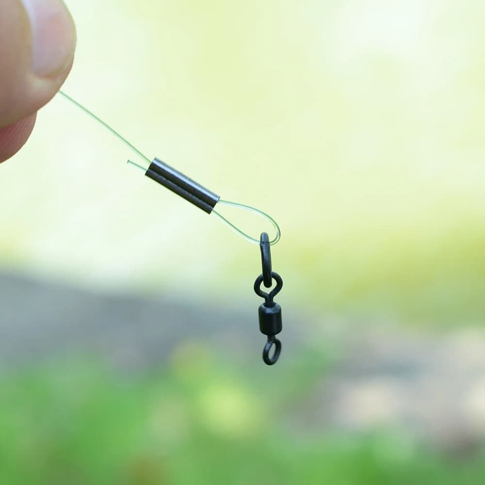 50 manchons de sertissage en cuivre double pour raccords de fil de pêche - accessoires de connexion