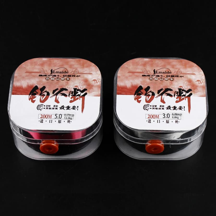 Ligne de pêche nylon fluorocarbone coulissante 20kg 200m haute résistance pour mer et eau douce