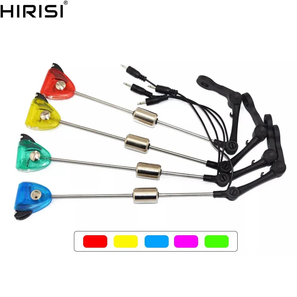 Alarme Swinger LED colorée pour pêche carpe avec indicateur lumineux - Accessoire pêche multicolore